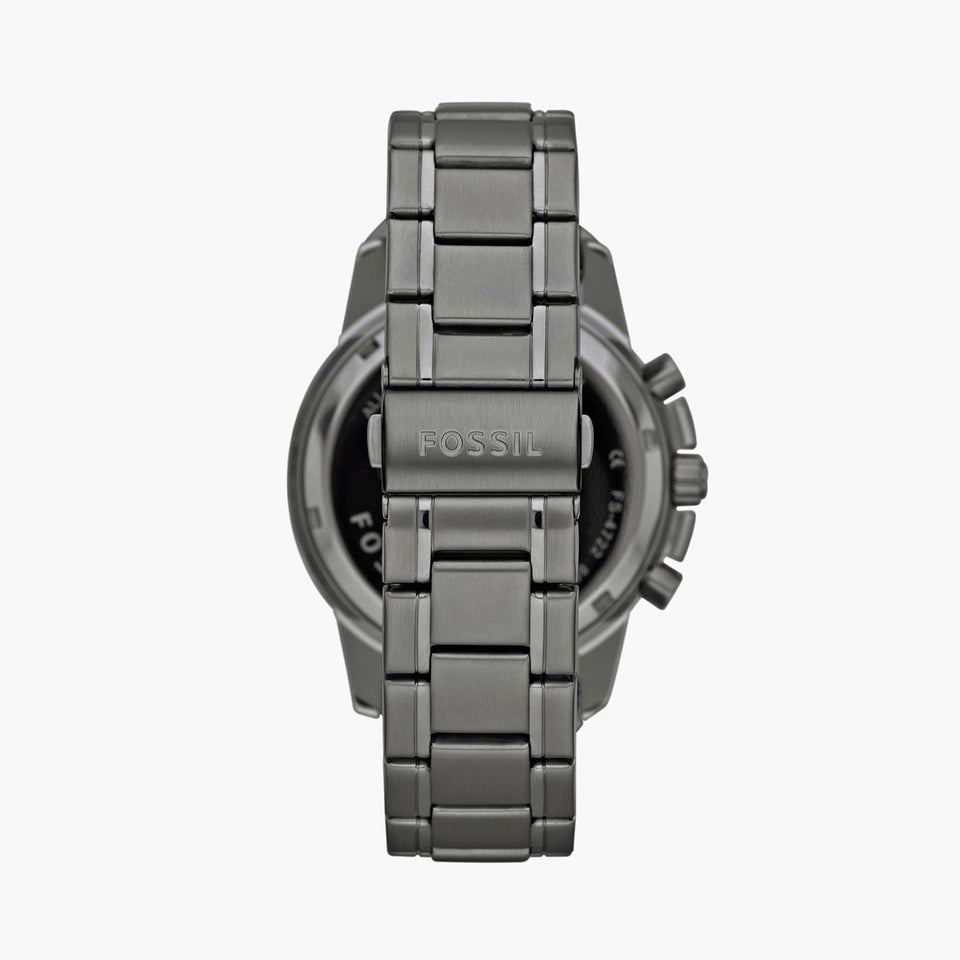 Fossil Dean Chronograph Watch for Men | FS4721 | Black Stainless Steel | 42mm