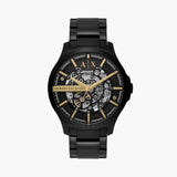 Armani Exchange Hampton Automatic Watch for Men | Skeleton Dial | 43mm