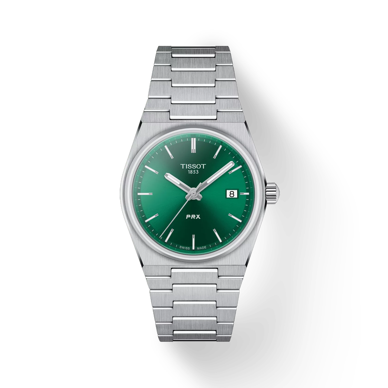 Tissot PRX Quartz Watch for Men | Emerald Green Dial | 40mm