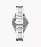 Fossil Stella Women’s Multifunction Watch Silver Dial Stainless Steel 35mm