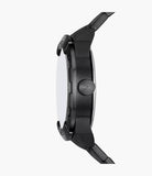 Fossil Bronson Automatic Skeleton Watch for Men Black Dial Stainless Steel 45mm