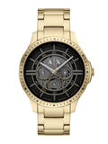 Armani Exchange Modern Chronograph Watch for Men | Gold Strap | AX2461 | 43mm