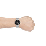 Emporio Armani Renato AR2453 Chronograph Watch for Men Black Dial Stainless Steel