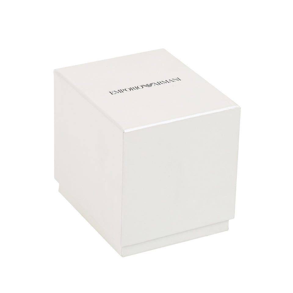 Emporio Armani Renato AR2453 Chronograph Watch for Men Black Dial Stainless Steel