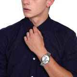 Emporio Armani Renato AR2453 Chronograph Watch for Men Black Dial Stainless Steel