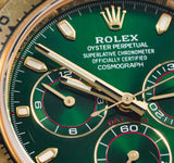 Rolex Daytona Automatic Watch for Men | Green Dial | Full Gold Finish